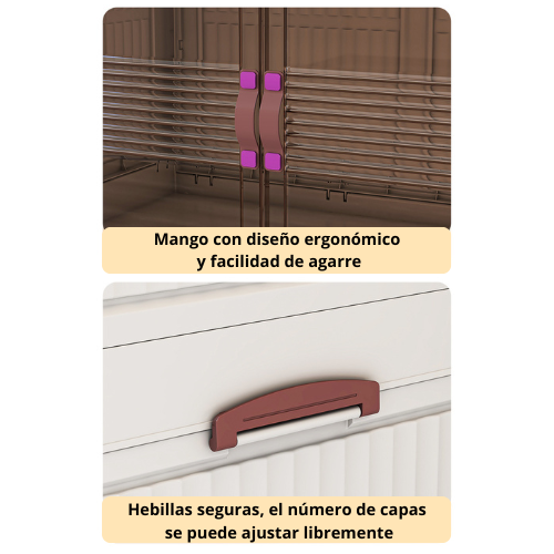 Placard Organizador Plegable 3 Módulos