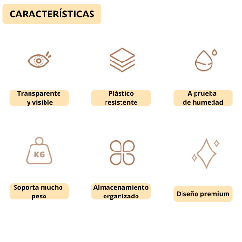 Placard Organizador Plegable 3 Módulos