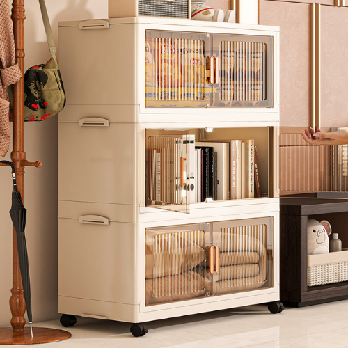 Organizador Armable Plegable 3 Módulos con Ruedas