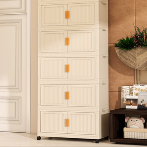 Organizador Armable Plegable 5 Módulos con Ruedas