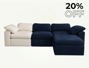 Sofá “Nube Milano” Estilo Relajado Esquinero L