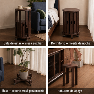 Mesa/Taburete Auxiliar Nido