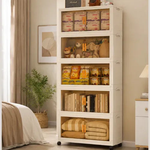 Organizador Armable Plegable 5 Módulos con Ruedas