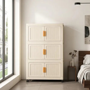 Organizador Armable Plegable 3 Módulos con Ruedas