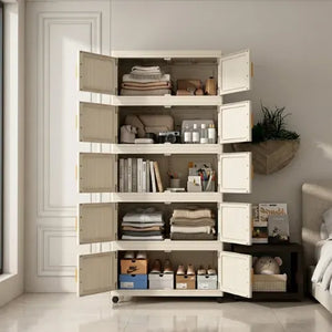 Organizador Armable Plegable 5 Módulos con Ruedas