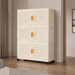 Organizador Armable Plegable 3 Módulos con Ruedas