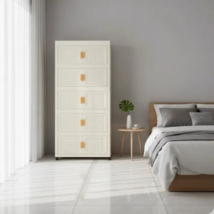 Organizador Armable Plegable 5 Módulos con Ruedas