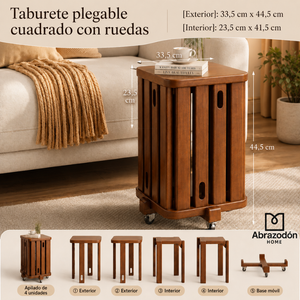 Mesa/Taburete Auxiliar Nómada