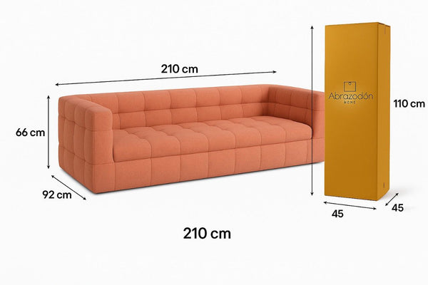 Sofá “Bricks” Estilo Urbano Acolchado
