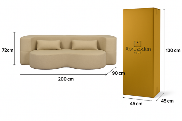 Sofá Cama “Quesito” Plegable 2 en 1