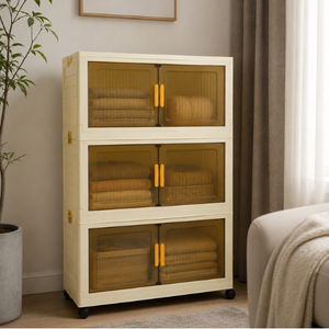 Organizador Armable Plegable 3 Módulos con Ruedas
